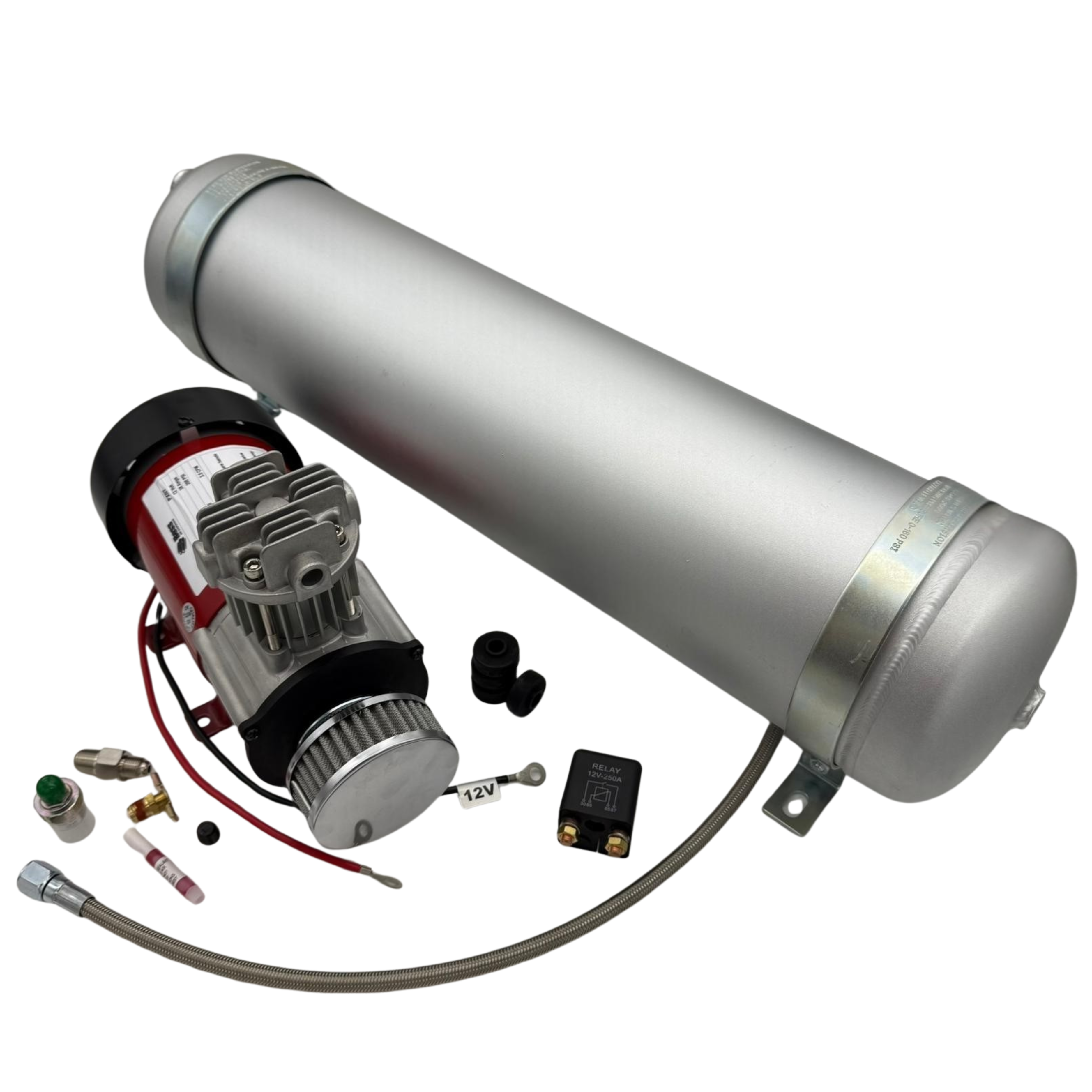 Boss Air Outback Air Pro 5 Kit - PX07 Compressor + 15 Litre Air Tank | Boss Air Suspension