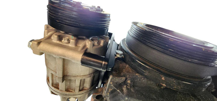 Kingpin Fab M57 Conversion AC Bracket / Relocation Bracket