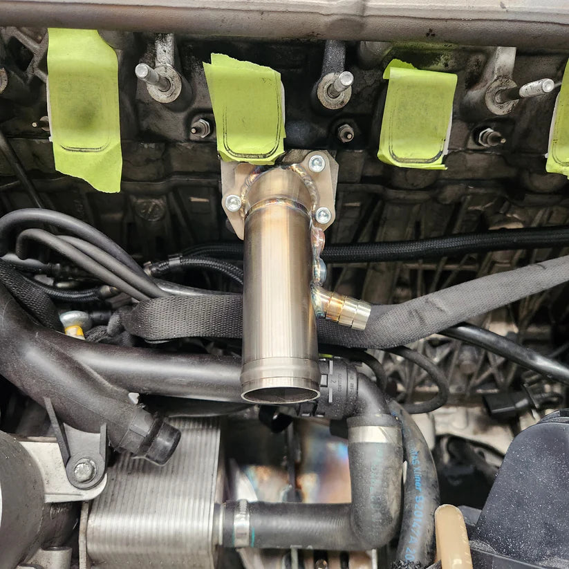 Fusion Fab BMW M57 Top Radiator Hose Outlet | Fusion Fab Industries