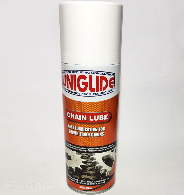 Uniglide Chain Lube - 300g Spray Lubricant | Performance Lubricants  Australia