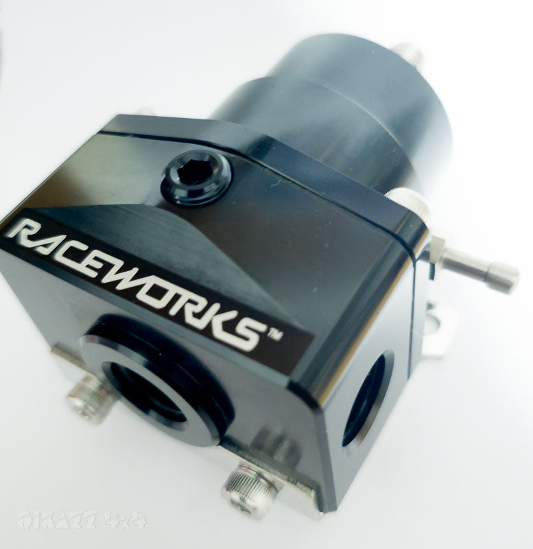 Raceworks Fuel Pressure Regulator 3 Port 40-75PSI (2.75-5.2Bar) suits M57N2 | Raceworks