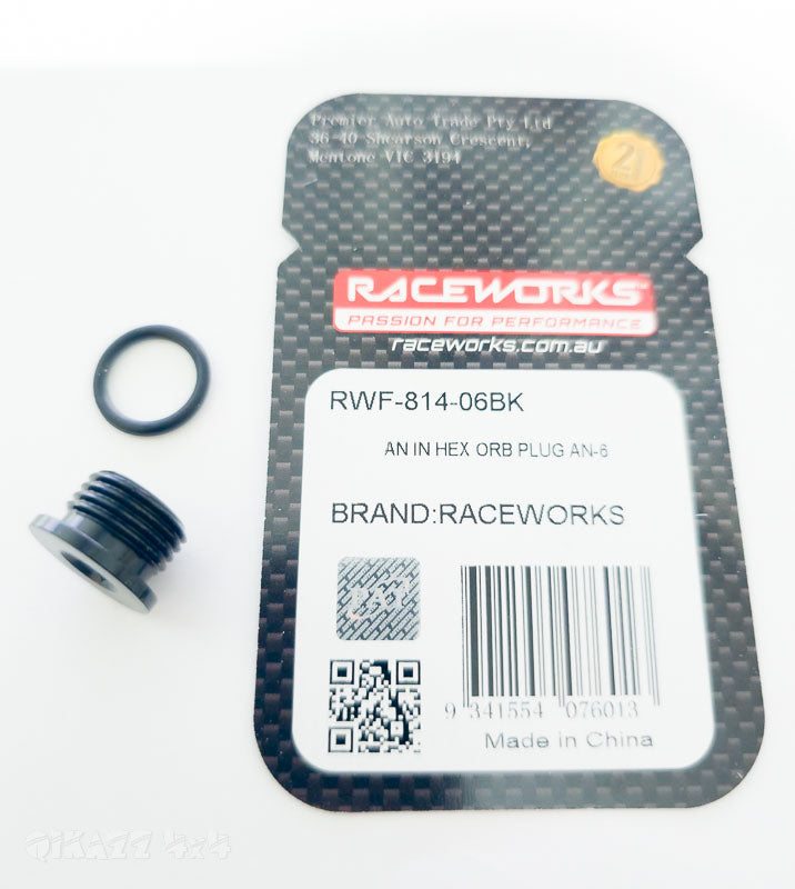 Raceworks AN in HEX ORB Plug AN-6 | Raceworks