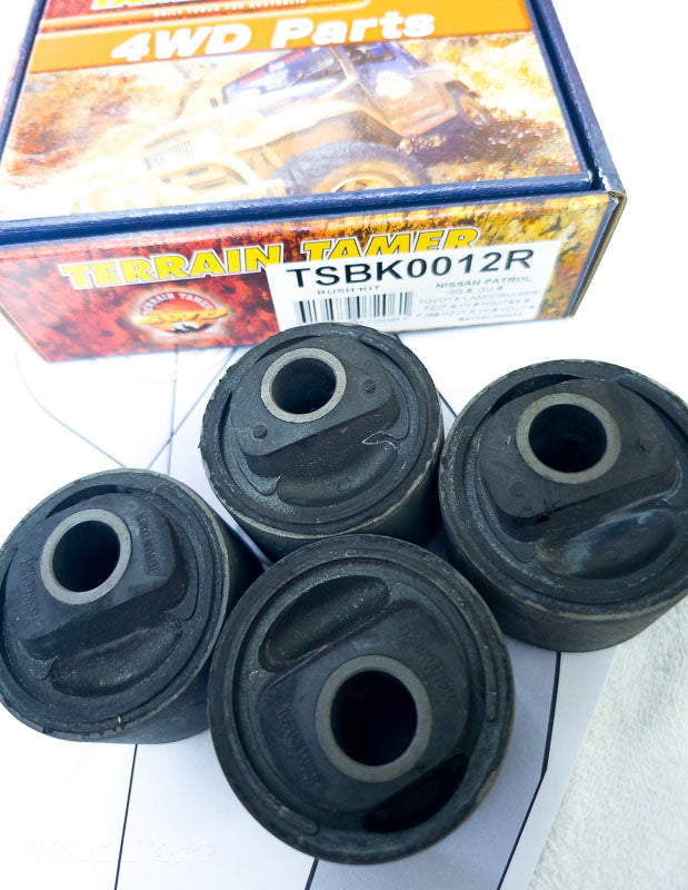 Terrain Tamer Caster Correction Kit to suit 76,78,79,80 & 105 Series Landcruiser 2.5 deg. 25 to 50mm Lift | Terrain Tamer