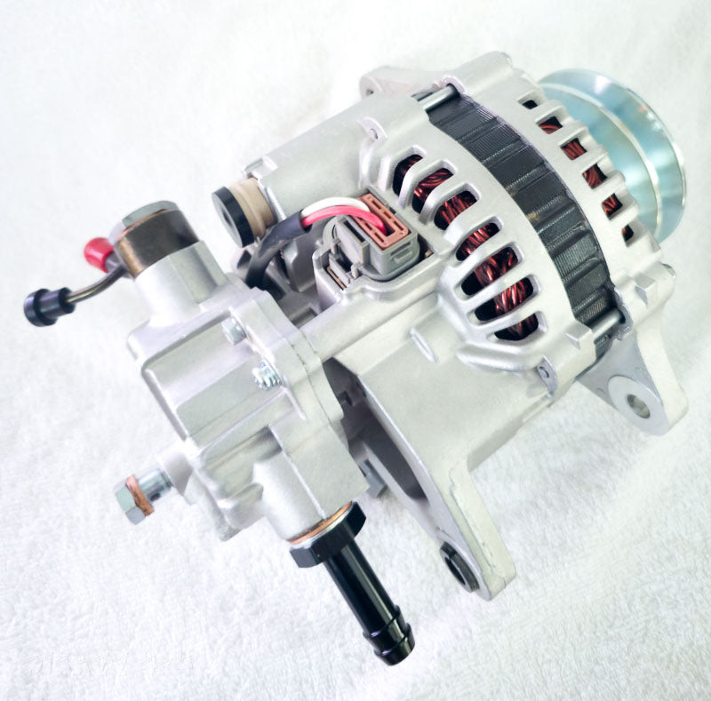 Genuine Valeo 90A Alternator Kit W/ Vac Pump for Nissan Patrol GQ GU TD42 | Valeo