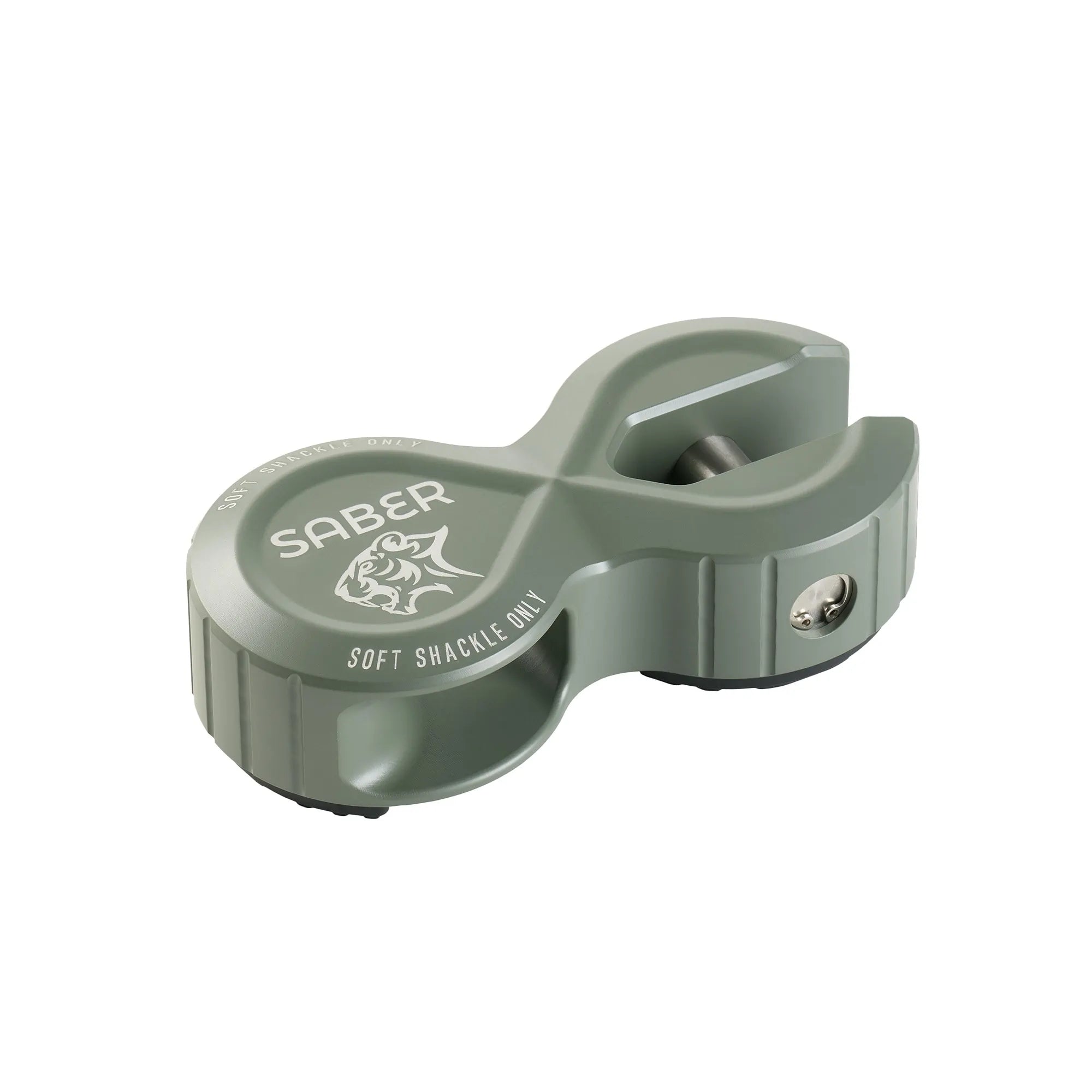 Saber Offroad Alloy Winch Shackle Pro - 7075 Aluminium – Cerakote Jungle Green