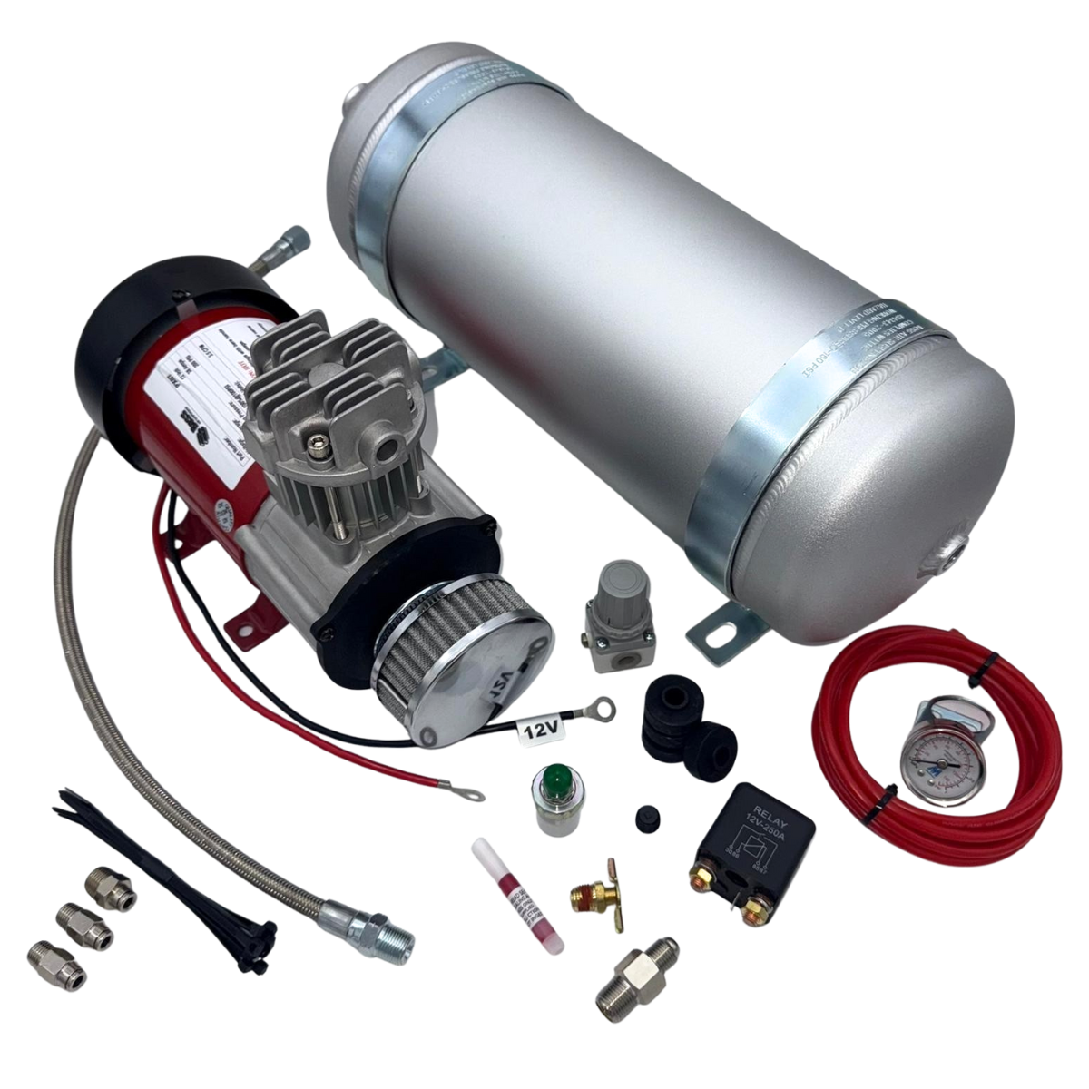 Boss Air Outback Airlocker Pro Kit - PX07 Compressor + 9 Litre Air Tank | Boss Air Suspension