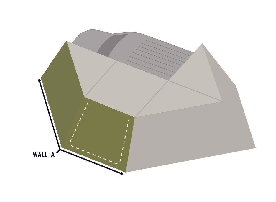 23Zero Falcon Pro 270 Awning - Free Standing - LHS