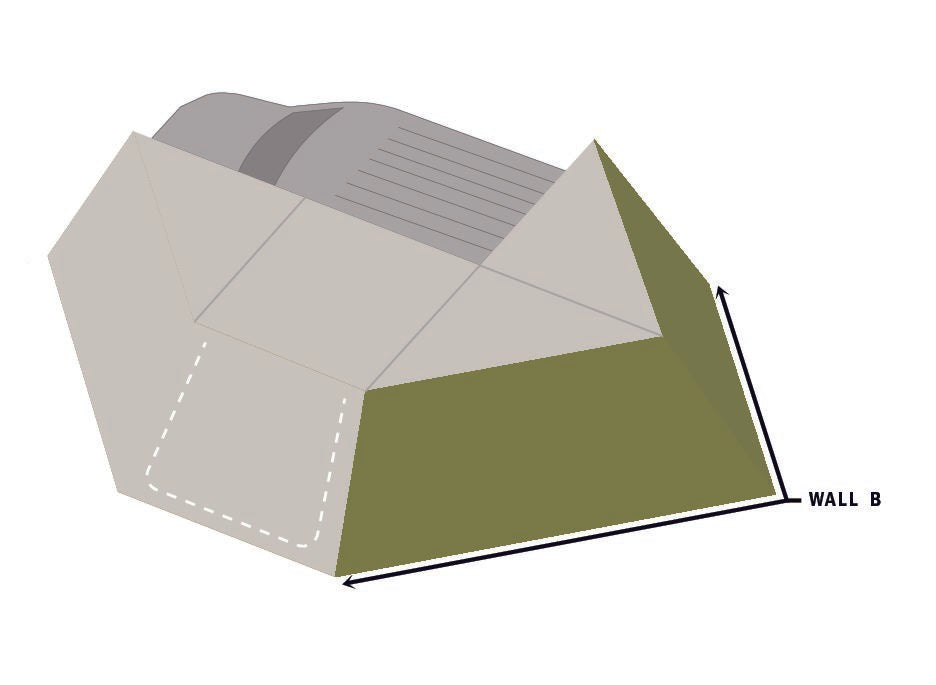 23Zero Falcon Pro 270 Awning - Free Standing - LHS