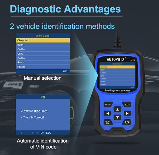 Autophix 9210 Holden / GM Vehicles OBDII Professional Diagnostic Tool | Autophix