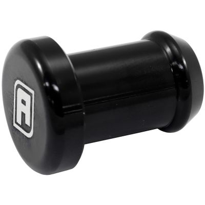 Aeroflow Rubber Hose Block-Off Plug - 1/2"(12.7mm) - Black - AF64-5212BLK