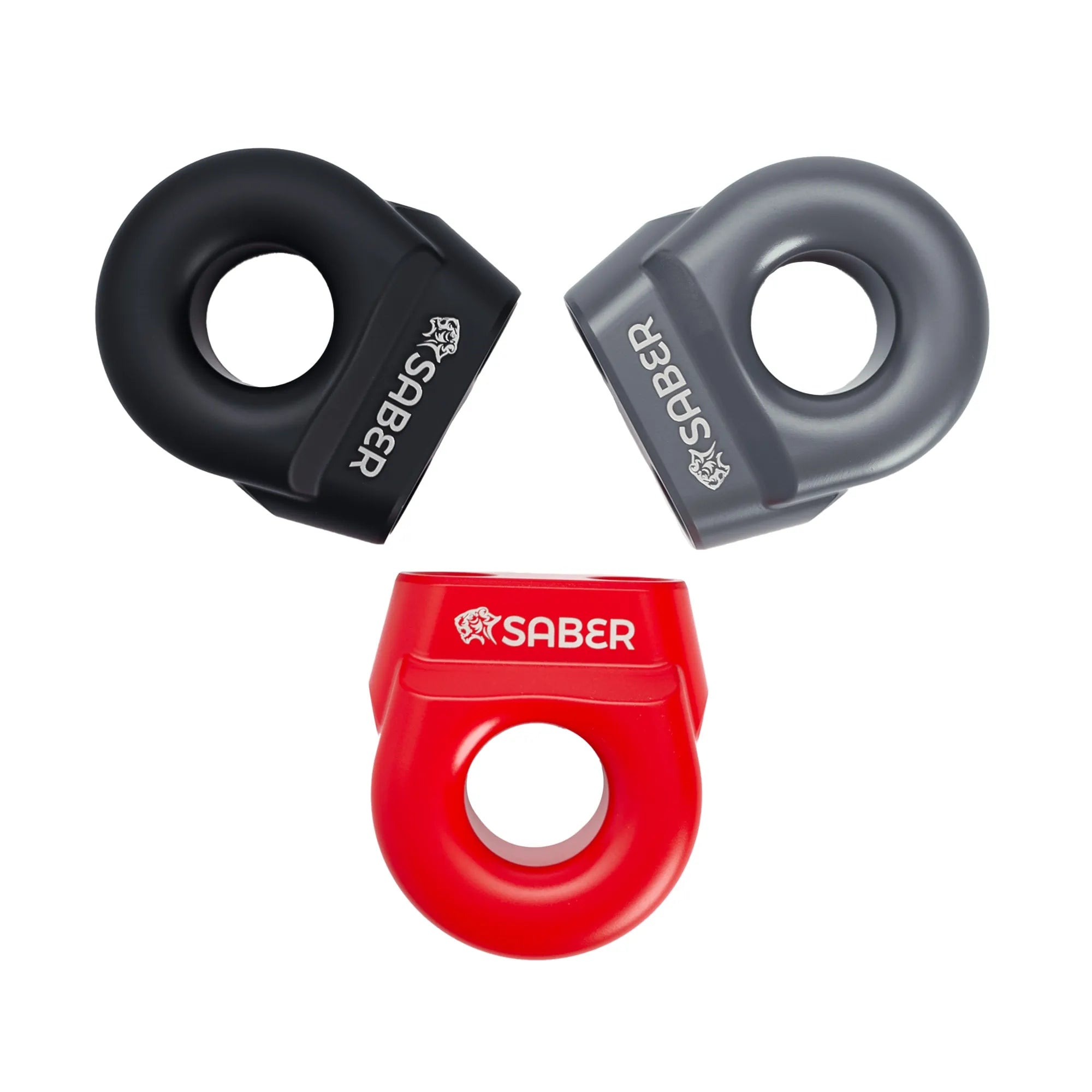 Saber Offroad 6061 Aluminium Spliced Winch Thimble V2 – Cerakote Black *UPDATED DESIGN*