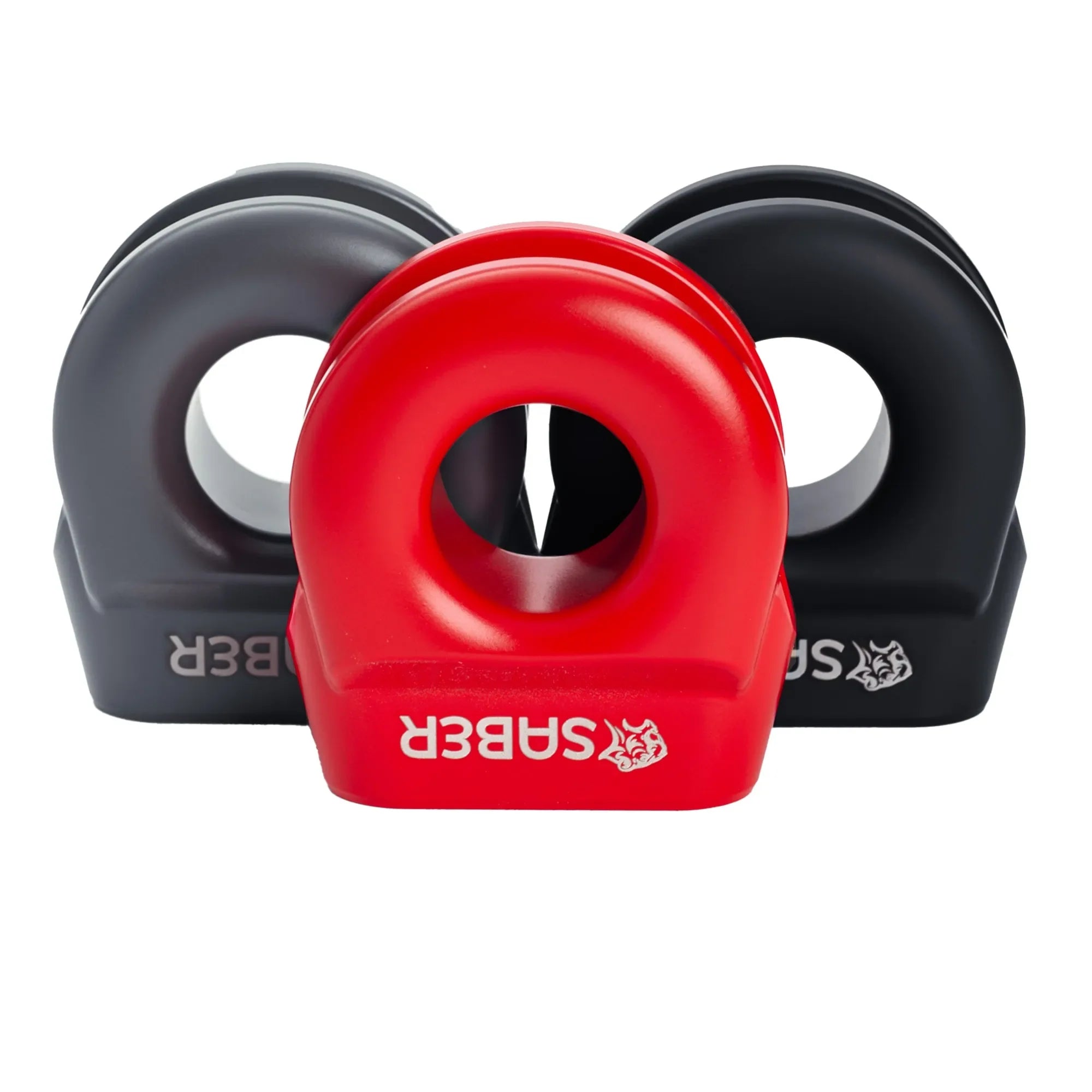 Saber Offroad 6061 Aluminium Spliced Winch Thimble V2 – Cerakote Red *UPDATED DESIGN*