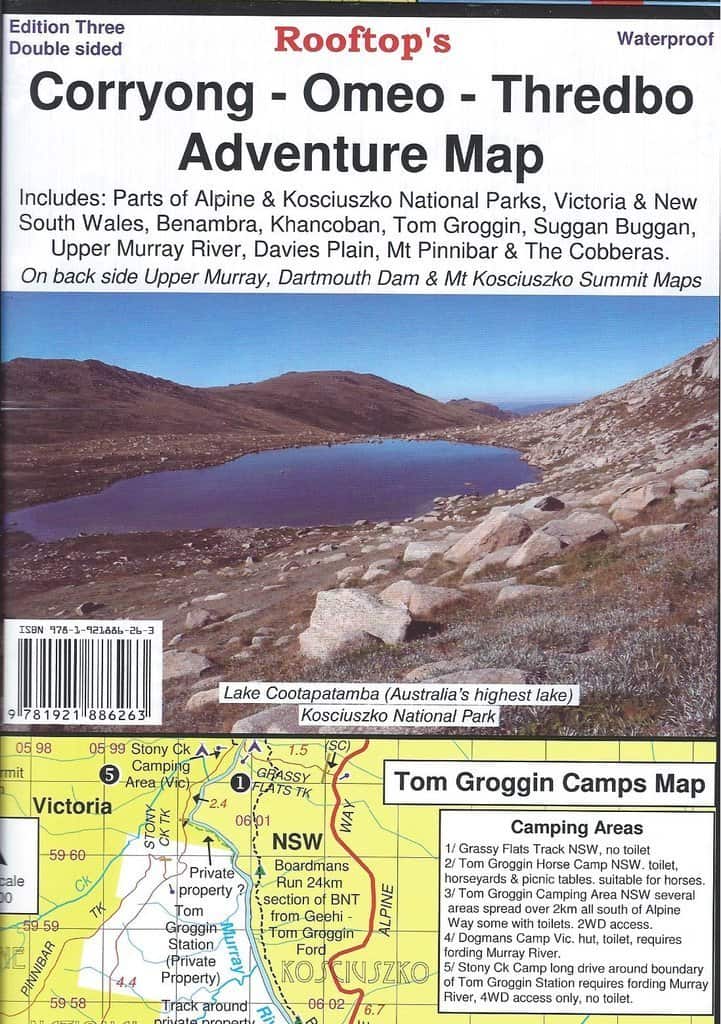 Rooftop's Corryong Omeo Thredbo Adventure Map | Rooftop
