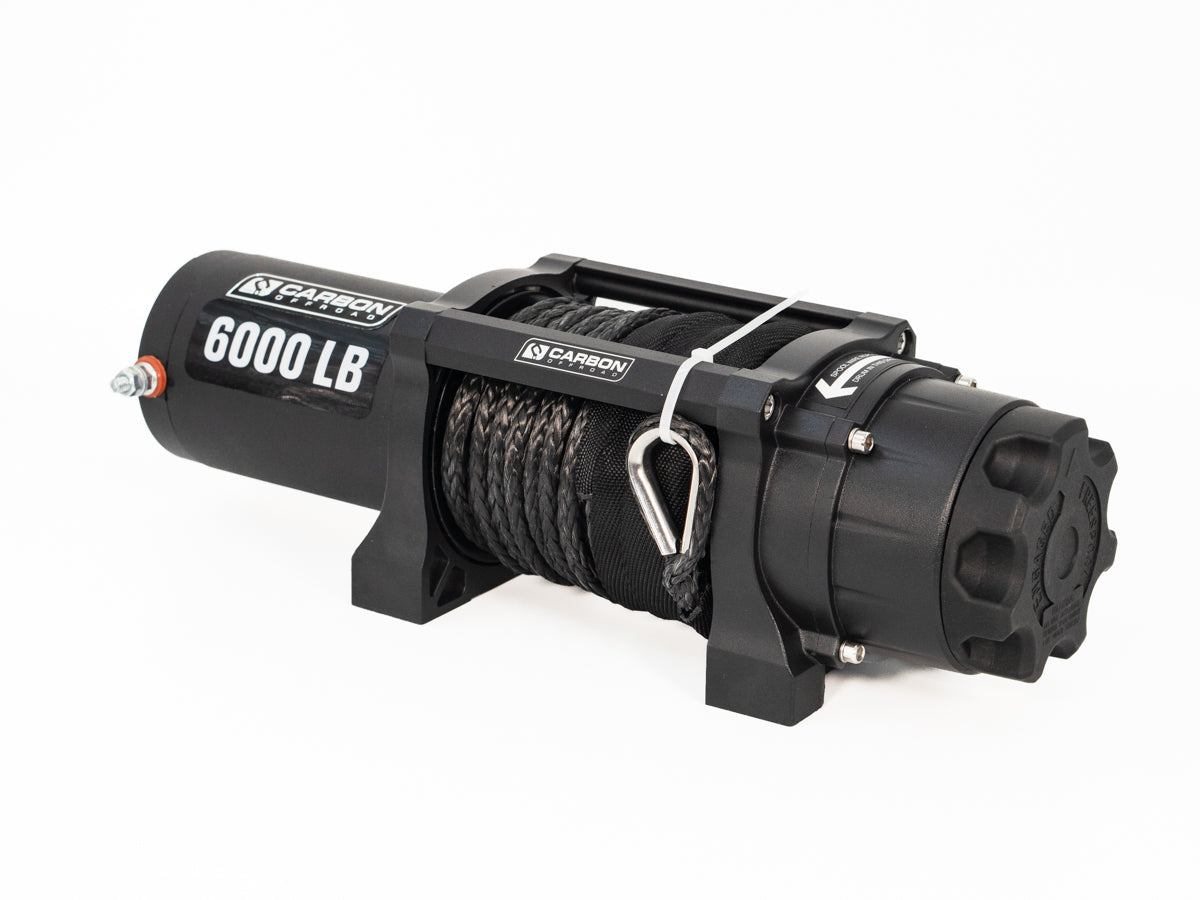 Carbon Offroad 6000lb ATV/Small 4X4 Winch with twin wireless remotes | Carbon Offroad