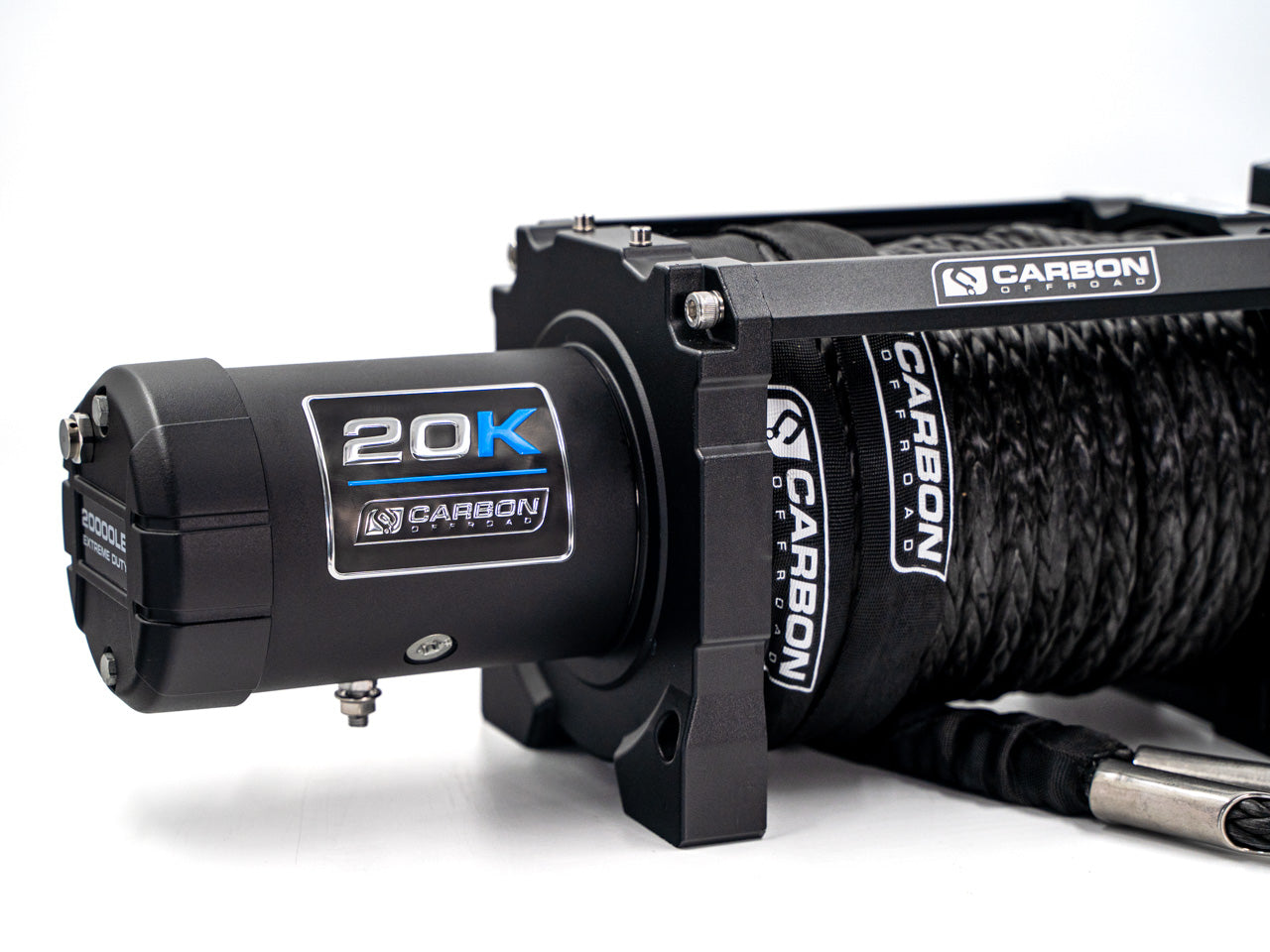 Carbon Scout Pro - 20000lb Extreme Duty Truck Winch 24V | Carbon Offroad