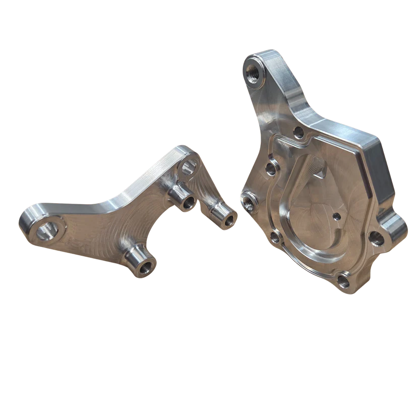 Fusion Fab BMW E70 M57N2 Power Steering Pump Relocation Kit | Fusion Fab Industries