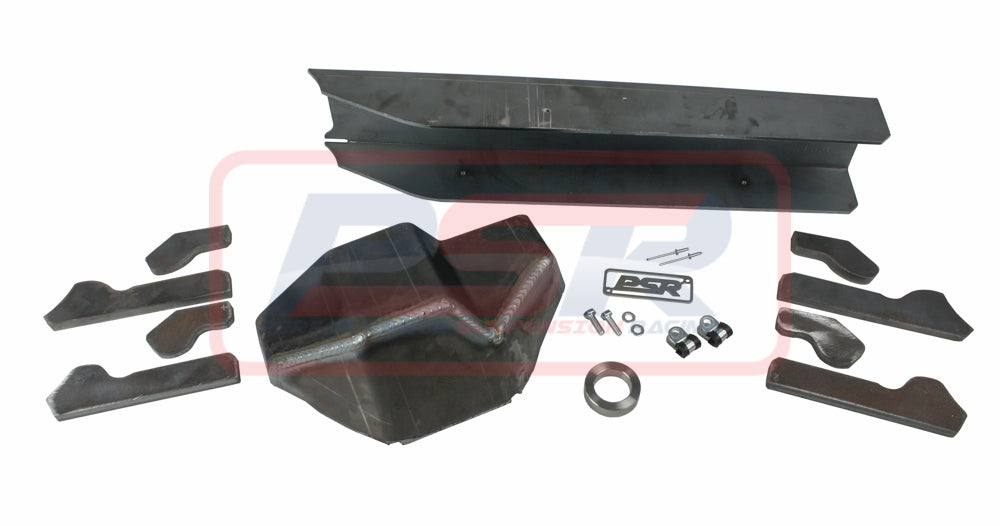 PSR Nissan Patrol GQ-GU Front Diff Brace and Center Guard Set (Complete weld on system)