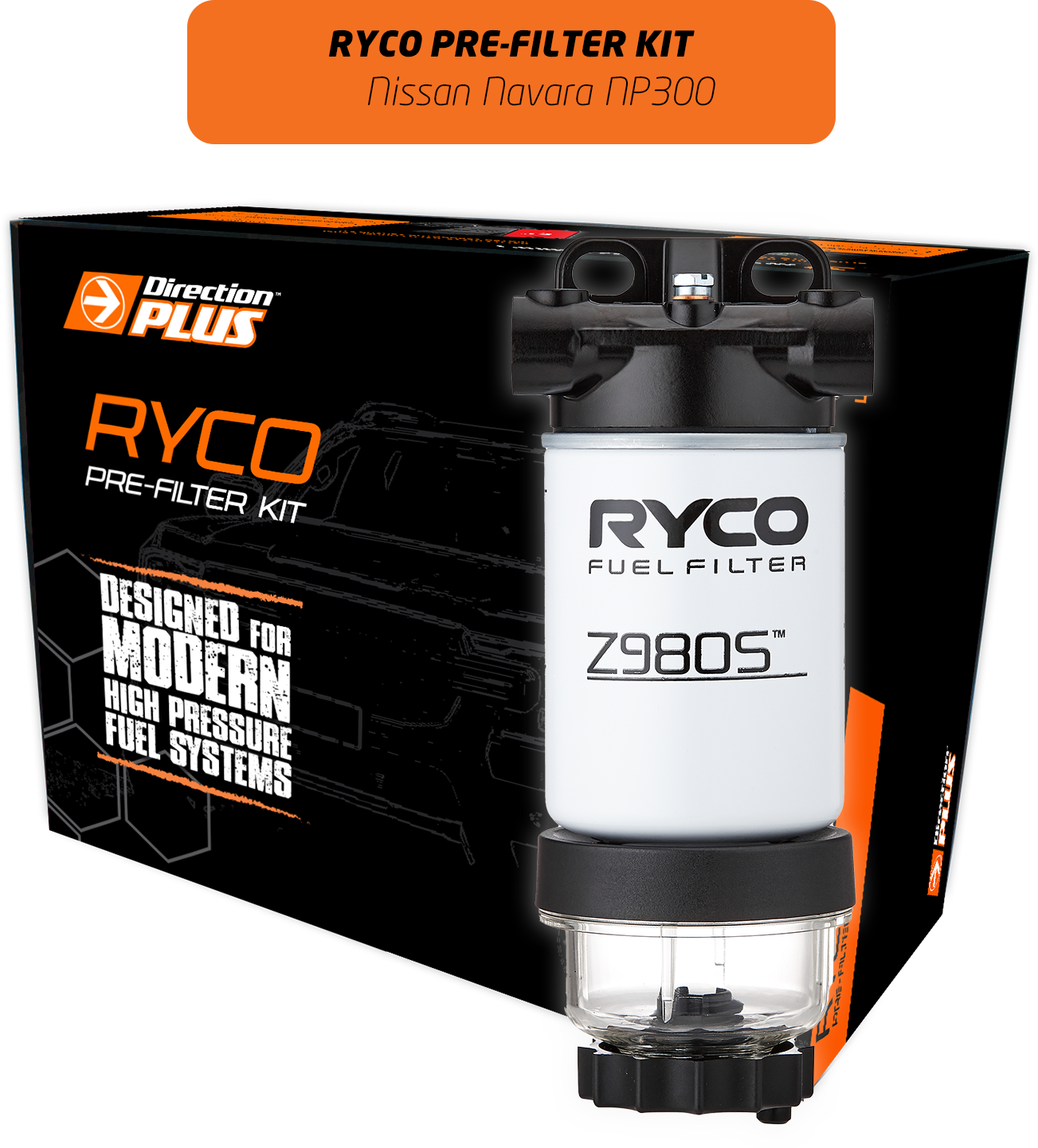 Direction Plus™ Ryco Pre-Filter Kit for Nissan Navara NP300 - RC630DPK | Direction-Plus