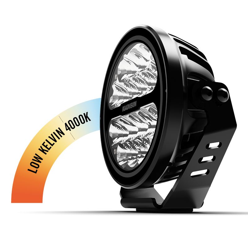 Roadvision RDL6701LKD 7 inch LED Driving Light Stealth Pro Low Kelvin Series