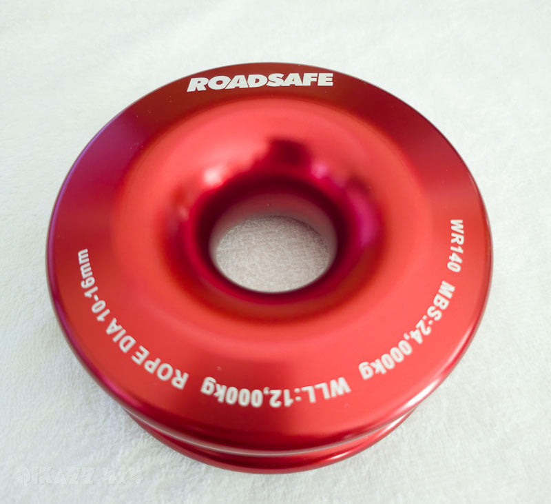 Roadsafe 4wd Recovery Winch Ring 140mm WLL 12,000kg - Red