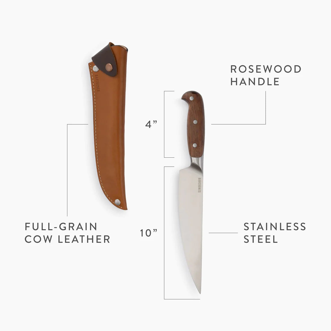 Barebones Adventure Chef Knife