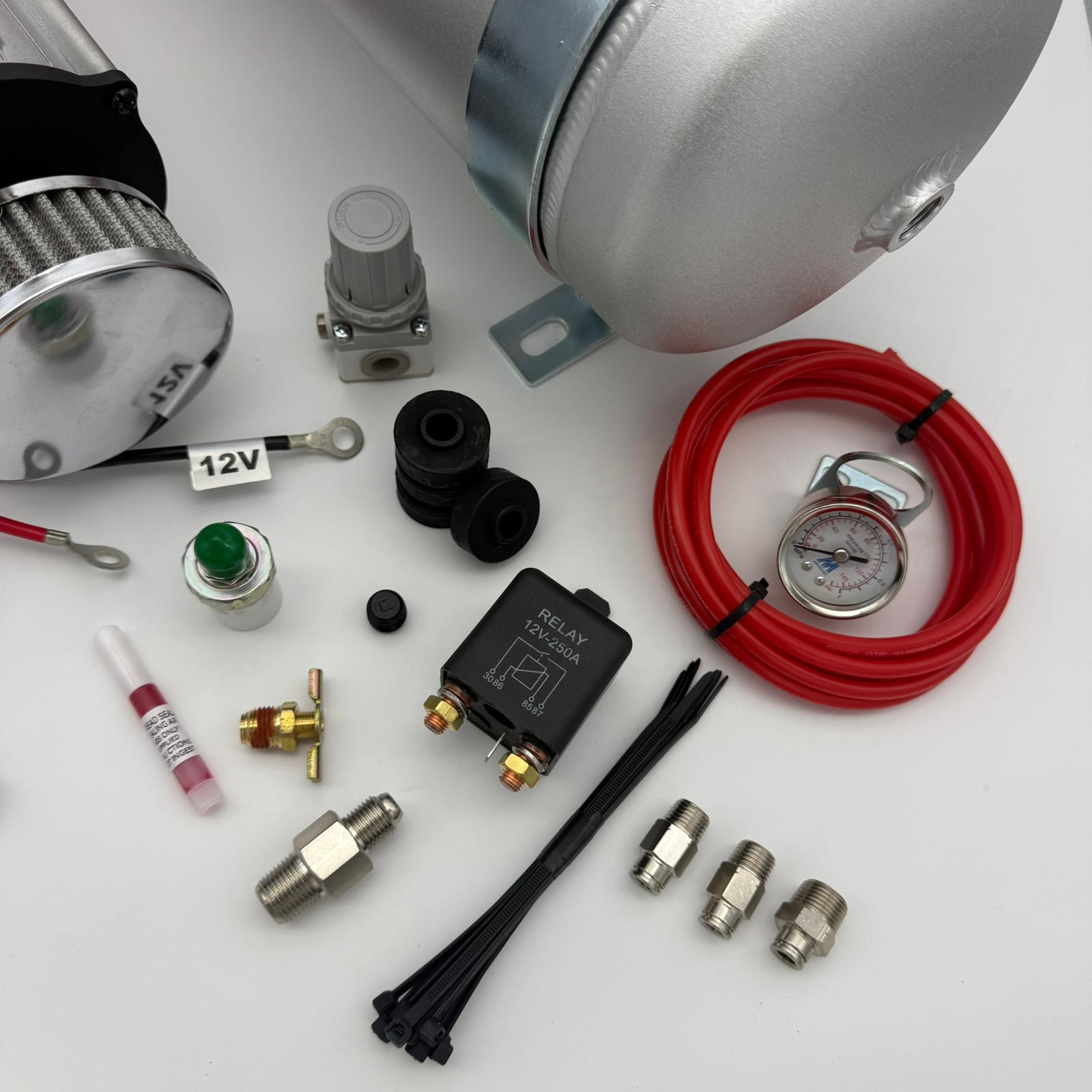 Boss Air Outback Airlocker Pro Kit - PX07 Compressor + 9 Litre Air Tank | Boss Air Suspension