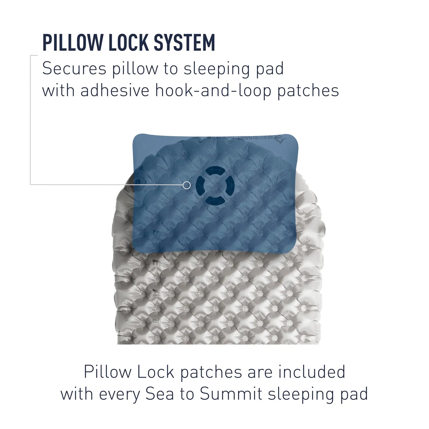 Sea to Summit Foam Core Pillow Deluxe Size Grey | Sea to Summit