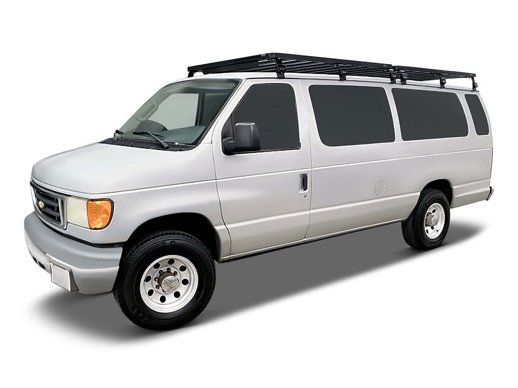 Ford E150/E250/E350 Extended Cab (1992-2014) Slimline II Roof Rack Kit | Front Runner