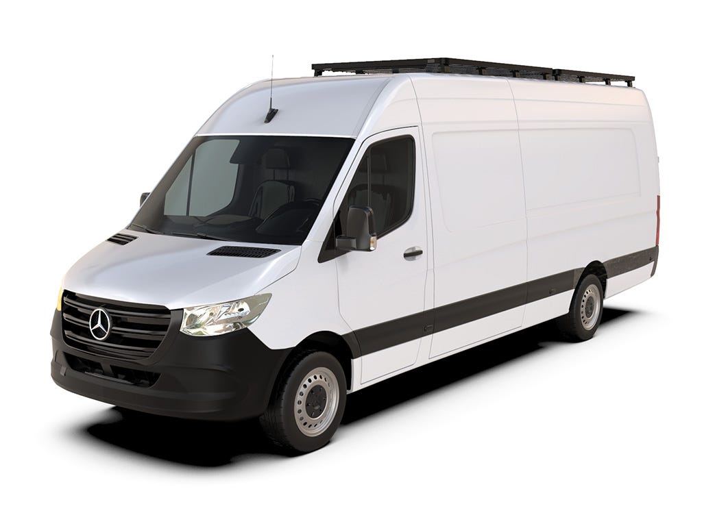 Mercedes-Benz Sprinter 170in/L3/LWB Wheelbase w/o OEM Tracks (2006-Current) Slimline II Roof Rack Kit / Tall | Front Runner