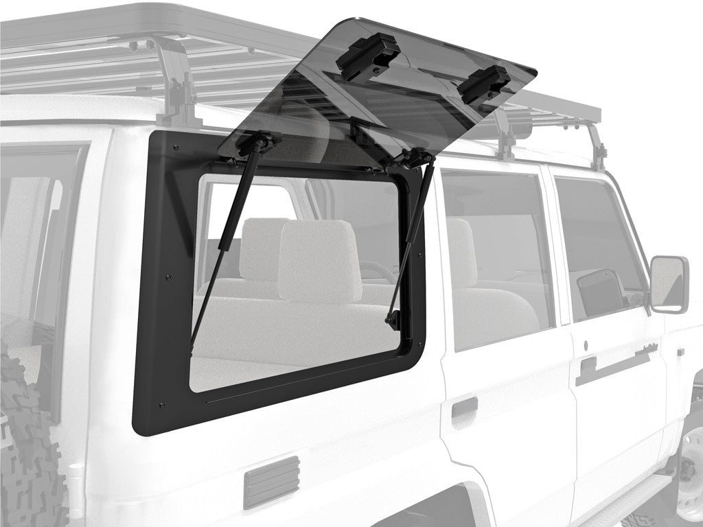 Gullwing Window / Right Hand Side Glass for Toyota Land Cruiser 76 - by Front Runner | Front Runner