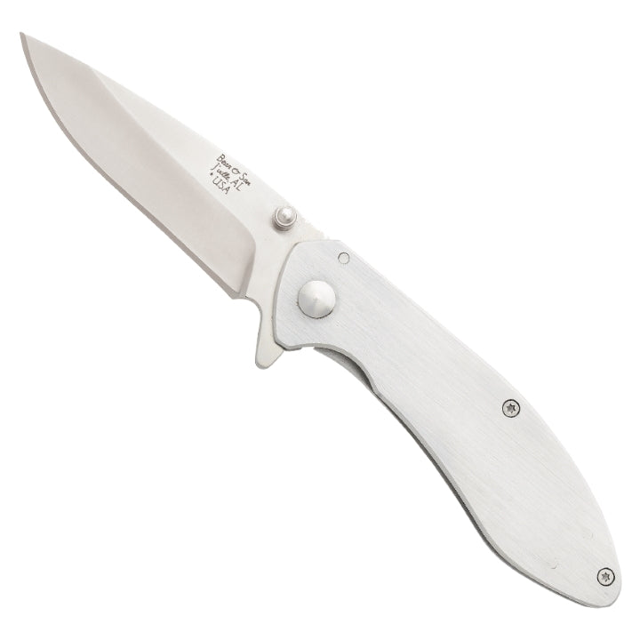 Bear & Son 4" Stainless Steel Frame Lock Knife | Bear & Son