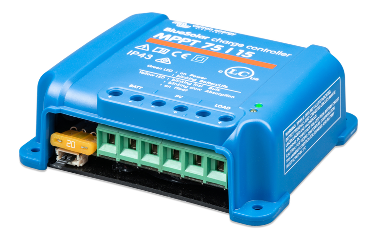 Victron BlueSolar (Non-Bluetooth) MPPT 75/15 (12/24V-15A) Solar Charge Controller | Victron Energy