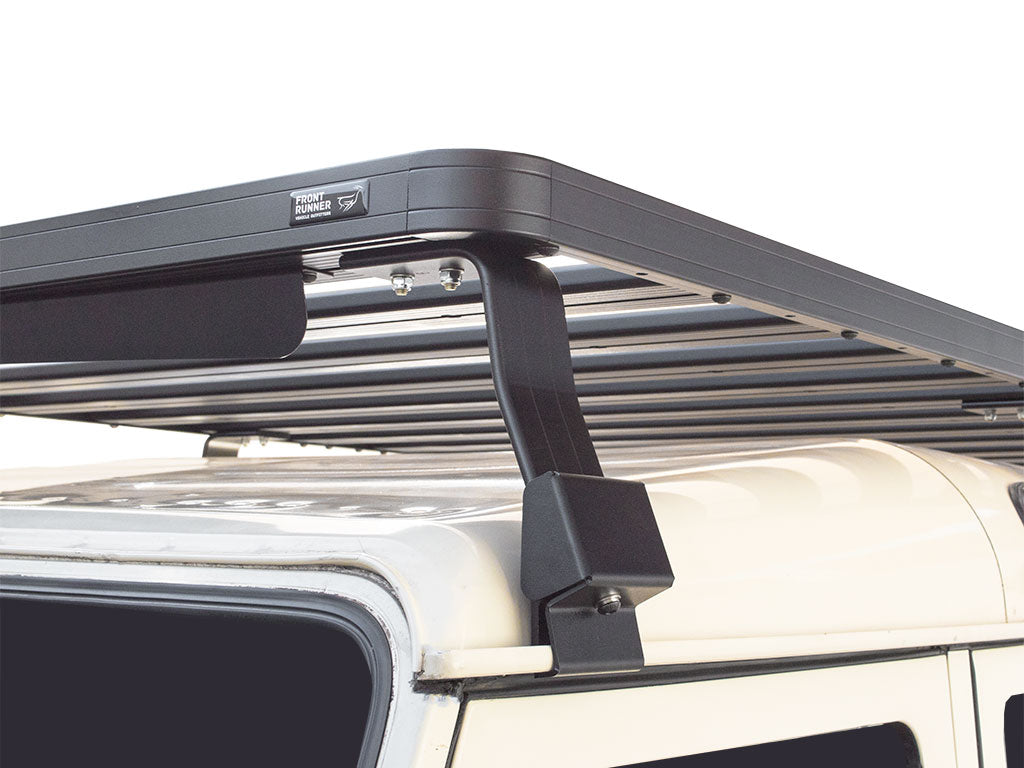 Land Rover Defender 110 (1983-2016) Slimline II Roof Rack Kit / Tall - by Front Runner | Front Runner