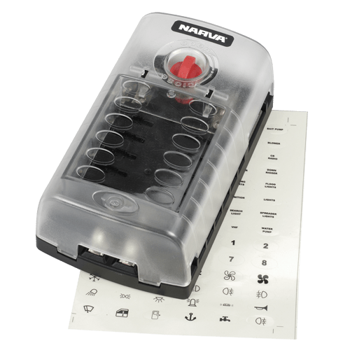 Narva 12 Way Fuse Box - 54450BL