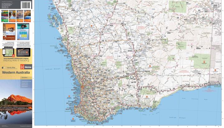 Hema Western Australia Handy Map | Hema
