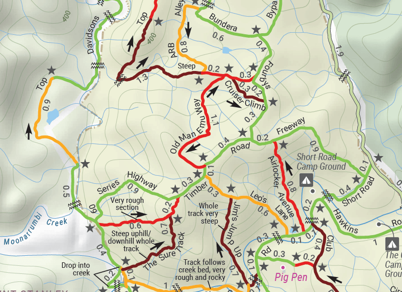 Hema South East Queensland featuring Landcruiser Mountain Park Map | Hema