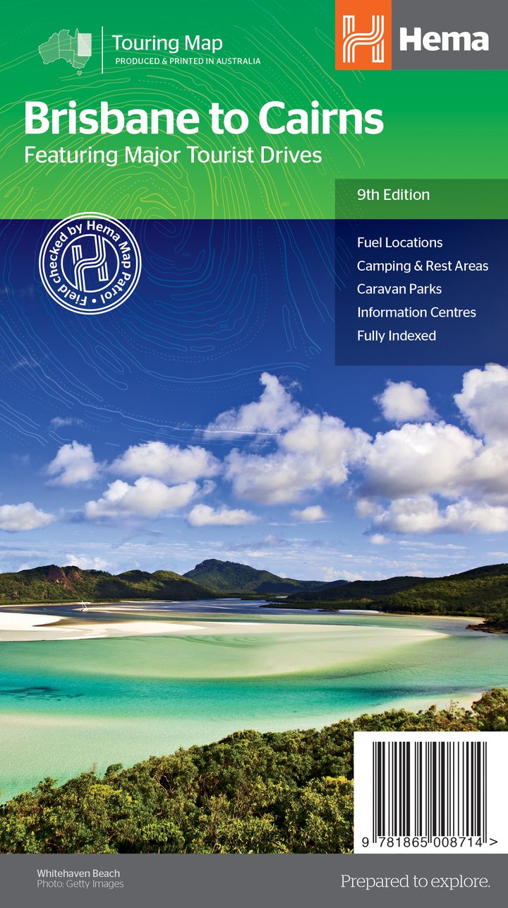 Hema Brisbane to Cairns Map | Hema