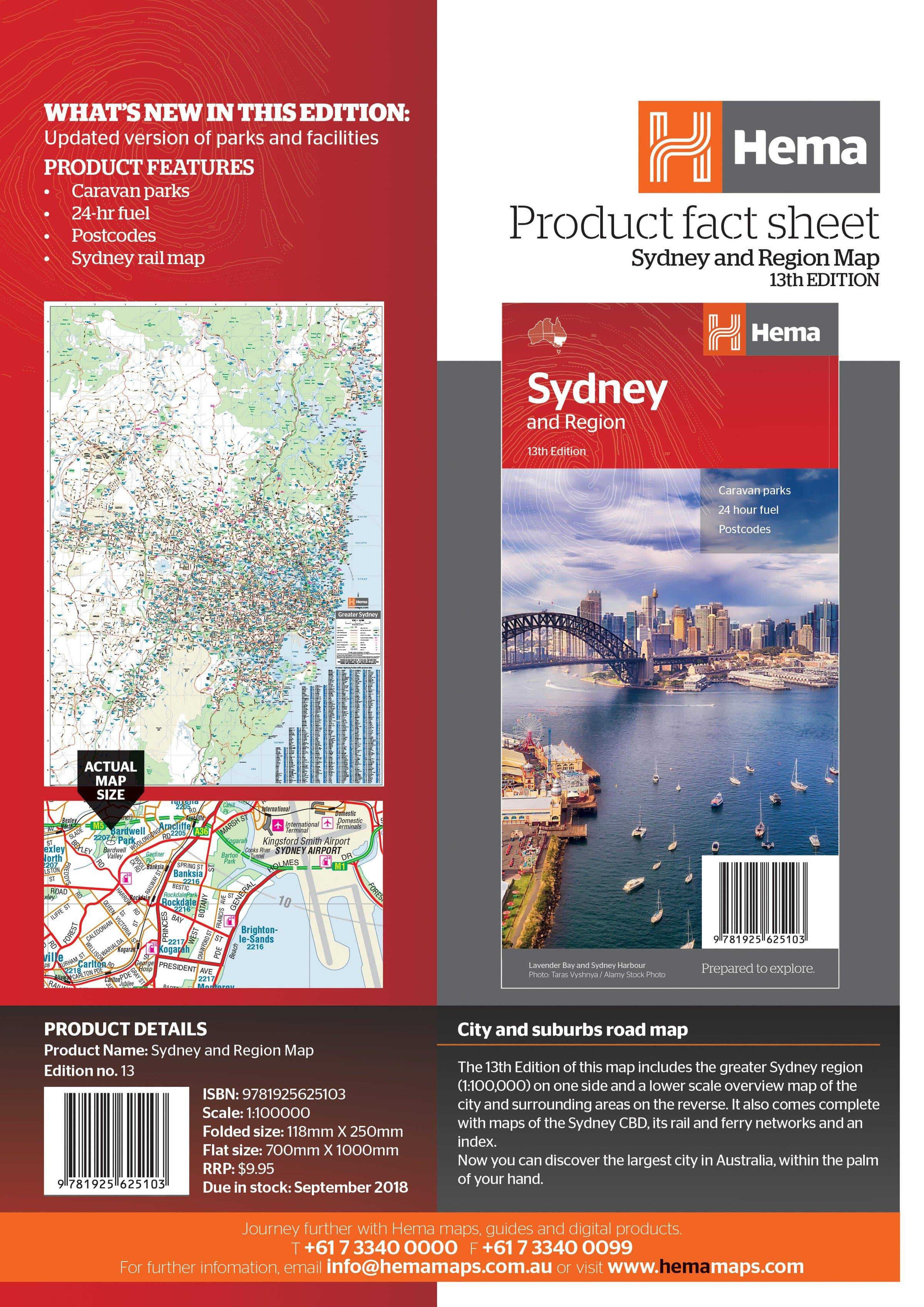 Hema Sydney & Region Map | Hema