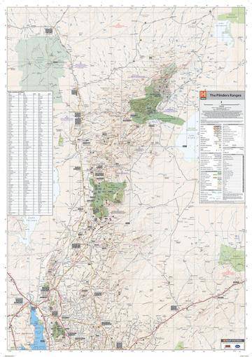 Hema Flinders Ranges Map 6th Edition | Hema
