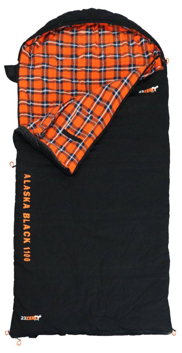 23Zero Alaska Black Sleeping Bag 1100 -10c | 23Zero