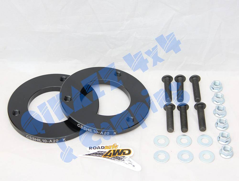 Roadsafe 4wd 10mm Front Coil Strut Spacers for Toyota Fortuner - CSSHIL10 | Roadsafe