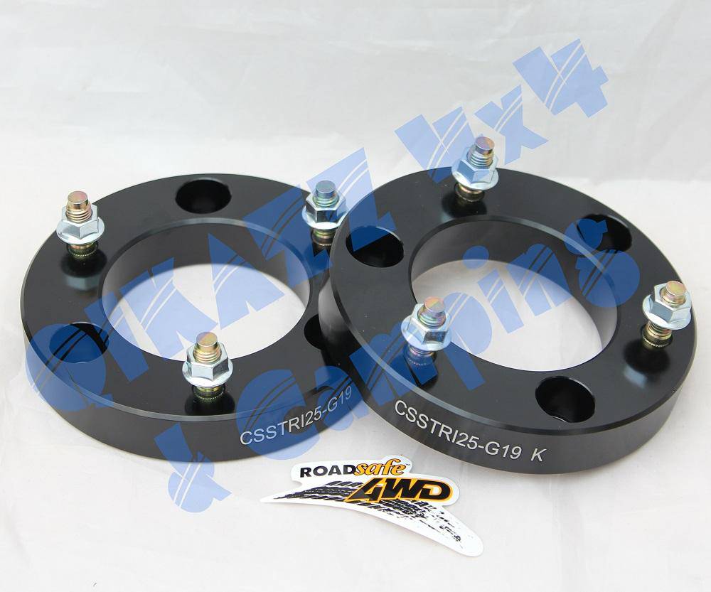 Roadsafe 4wd Mitsubishi Pajero / Triton ML MN MR 25mm Front Coil Strut Spacers - CSSTRI25 | Roadsafe