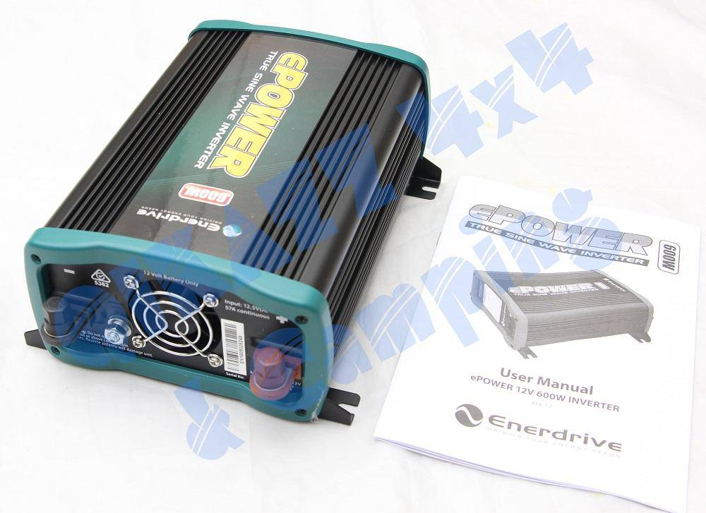 Enerdrive ePOWER 600W Generation 2 True Sine Wave Inverter - EN1106S-12V | Enerdrive