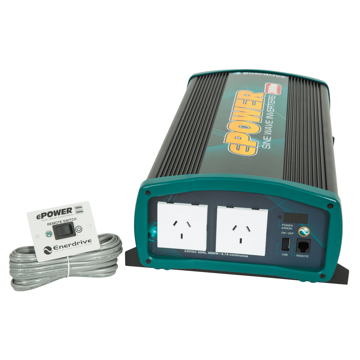 Enerdrive ePOWER 2000W True Sine Wave Inverter - EN1120S | Enerdrive