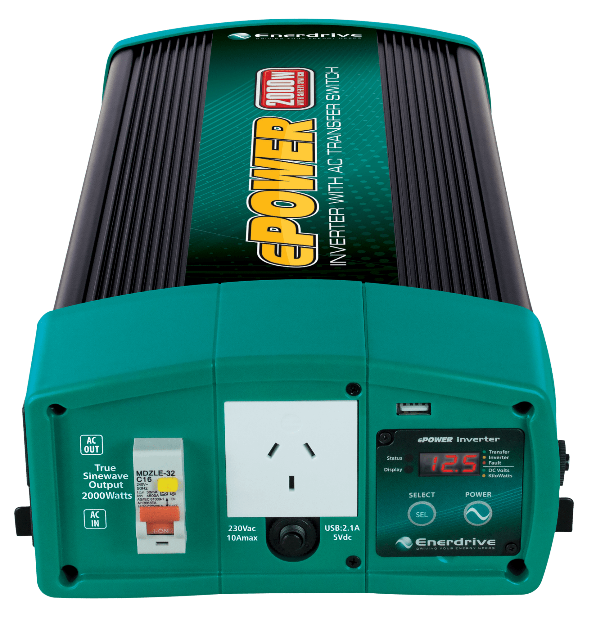 Enerdrive ePOWER 2000W 12V True Sine Wave Inverter EN1120S-X | Enerdrive