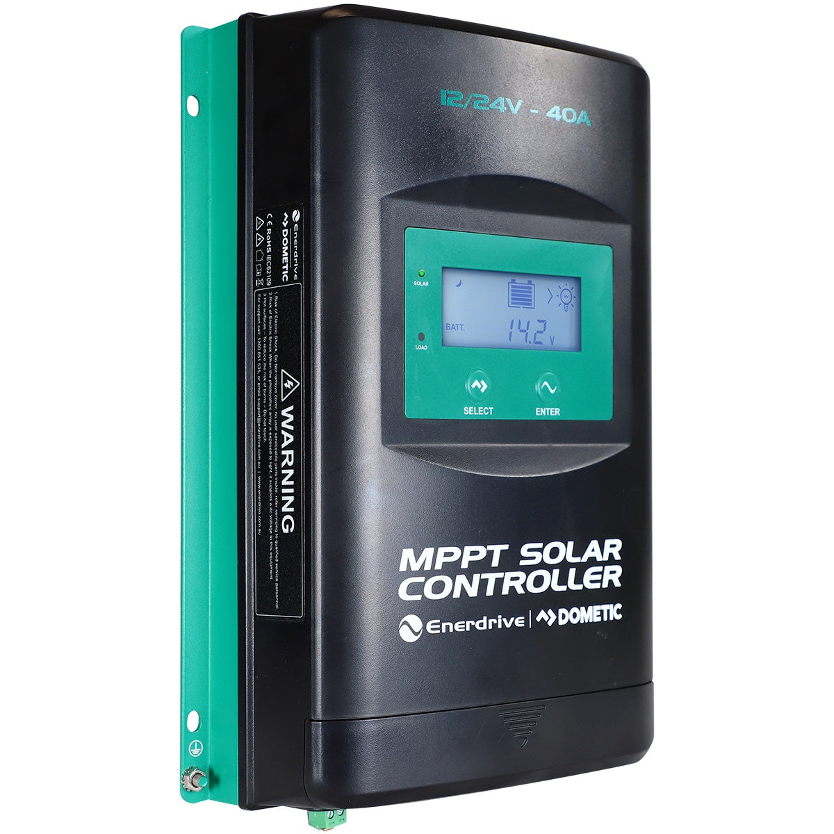 Enerdrive 40A MPPT Solar Charge Controller 12/24v with Display - EN43540 | Enerdrive