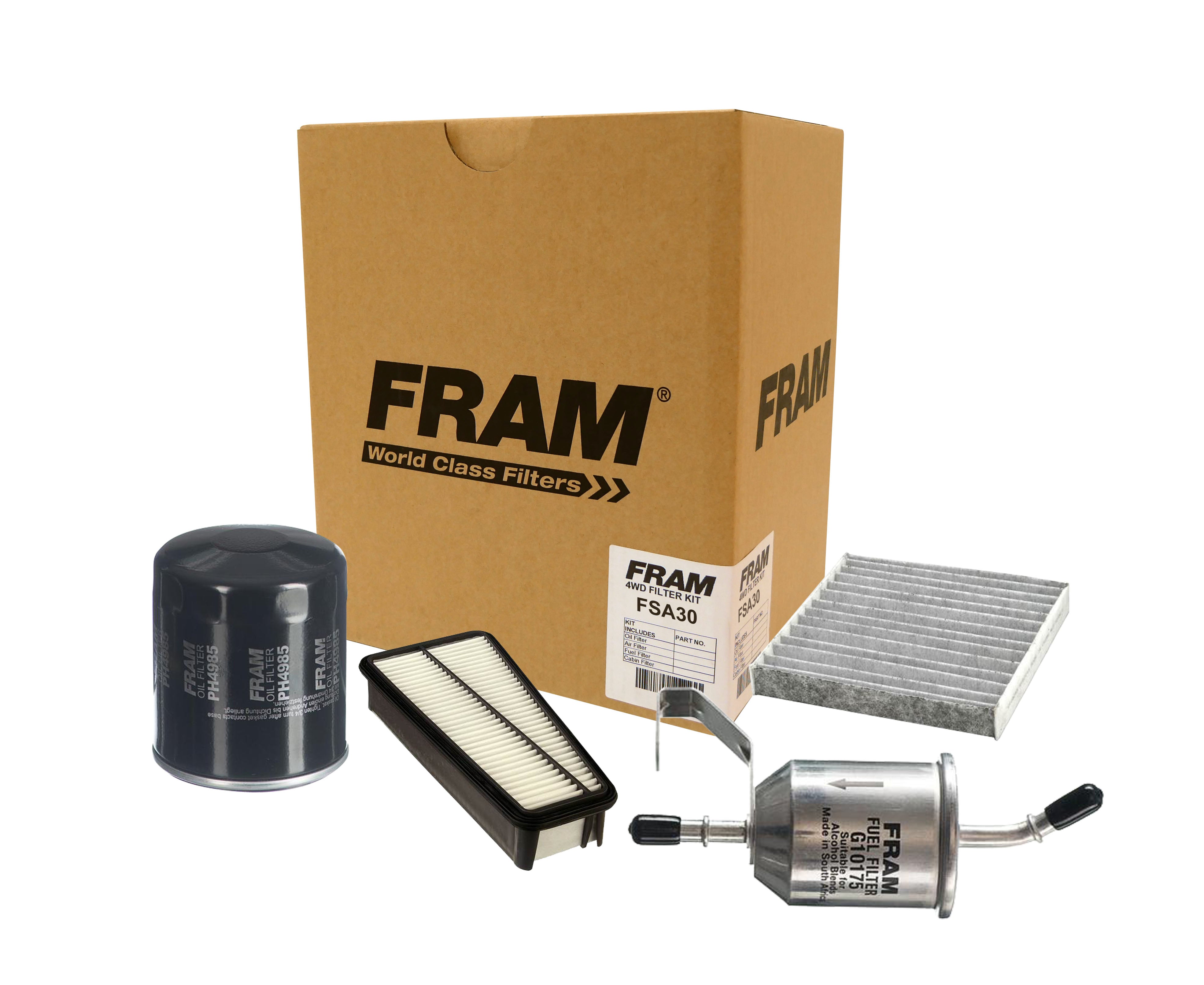 FRAM 4wd Filter Kit for Toyota Hilux GGN15R/GGN25R (1GRFE) | FRAM