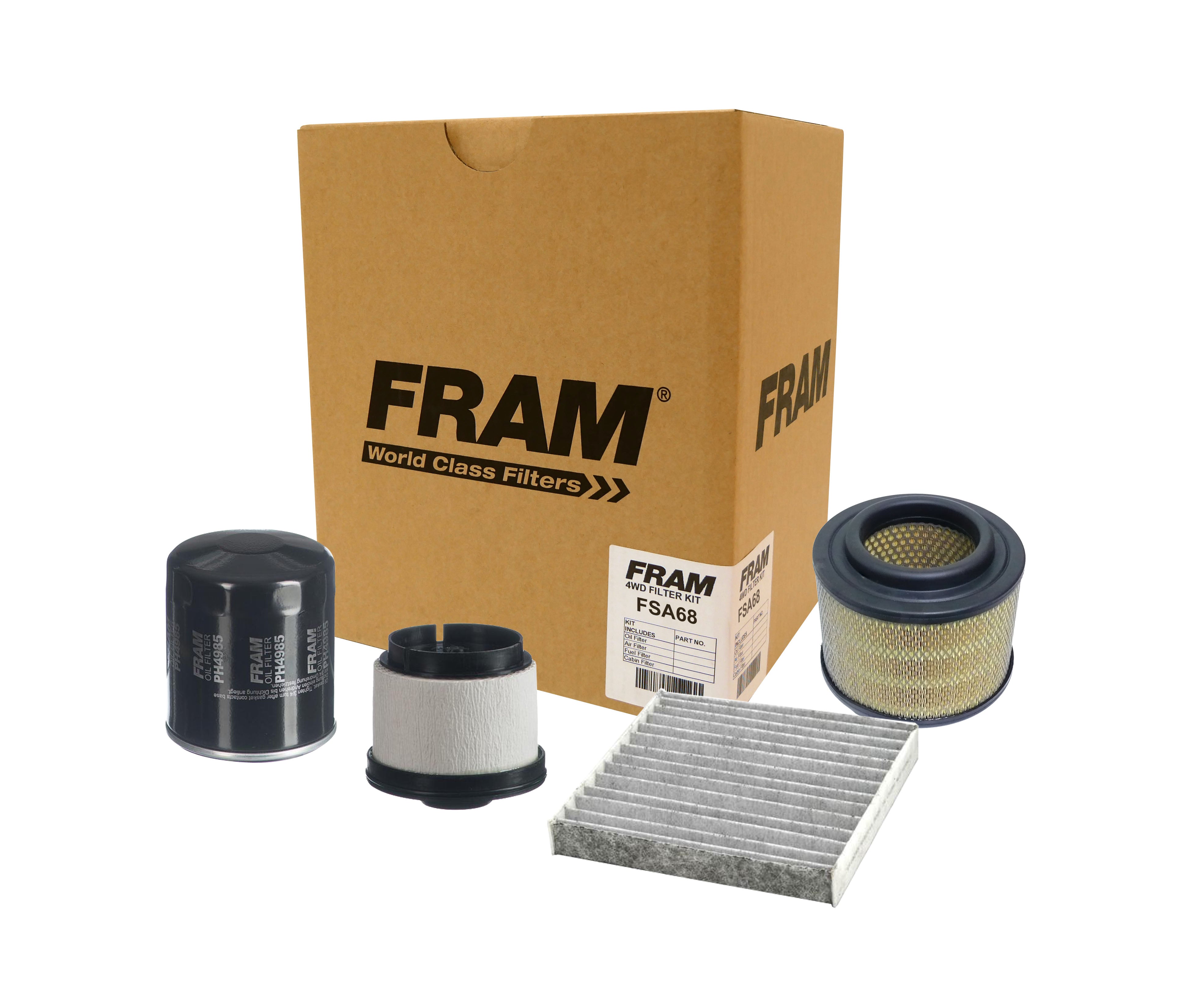 FRAM 4wd Filter Kit for Toyota Hilux KUN26 / KUN16 | FRAM