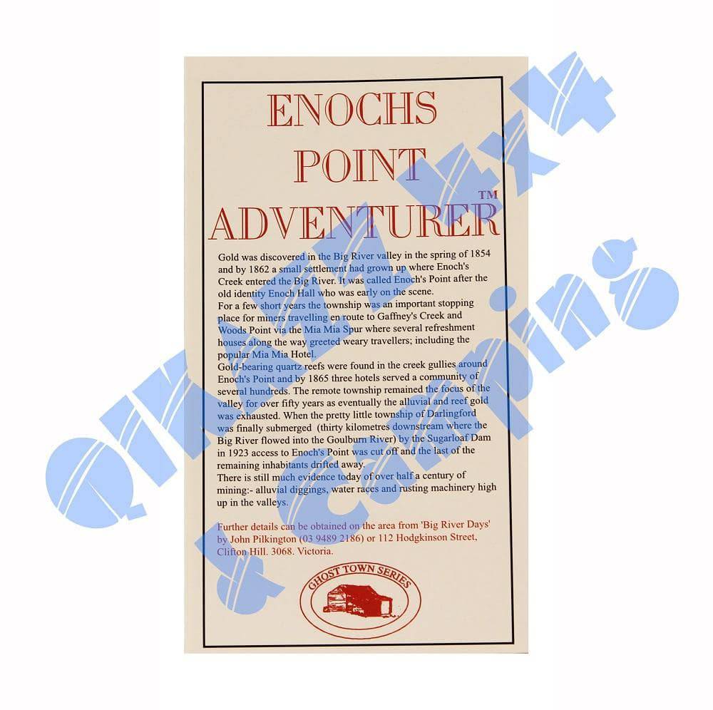 Adventurer Maps - Enochs Point - The Ghost Town Series | Adventurer Maps