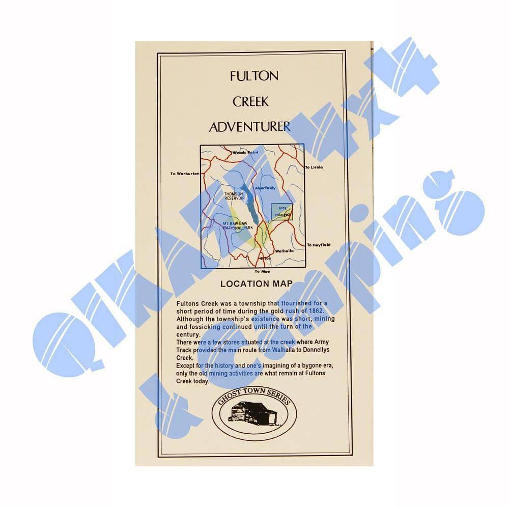 Adventurer Maps - Fulton Creek - The Ghost Town Series | Adventurer Maps